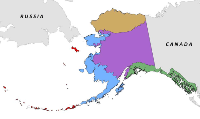 BCR map Alaska